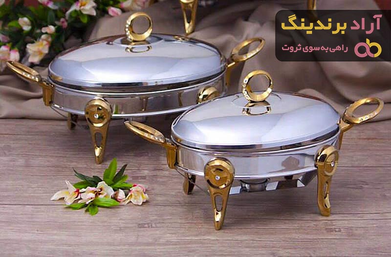 معرفی سوفله خوری استیل طلایی + بهترین قیمت خرید