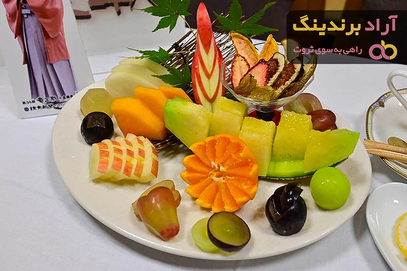 تزیین (میوه آرایی) سیب و پرتقال برای شب یلدا، تولد