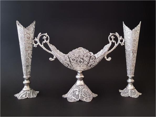 ظروف نقره | خرید انواع ظروف نقره در طرح های مختلف