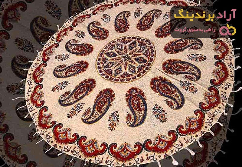 خرید جدیدترین انواع سفره قلمکار گرد