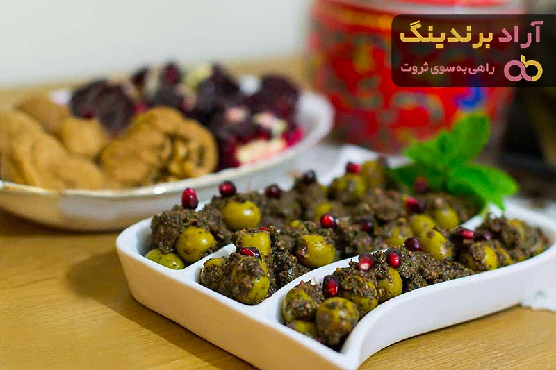 خرید بهترین انواع زیتون پرورده با قیمت ارزان