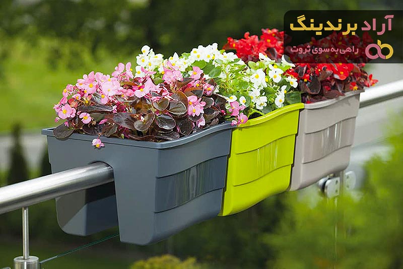 قیمت خرید گلدان های پلاستیکی شیک + عکس