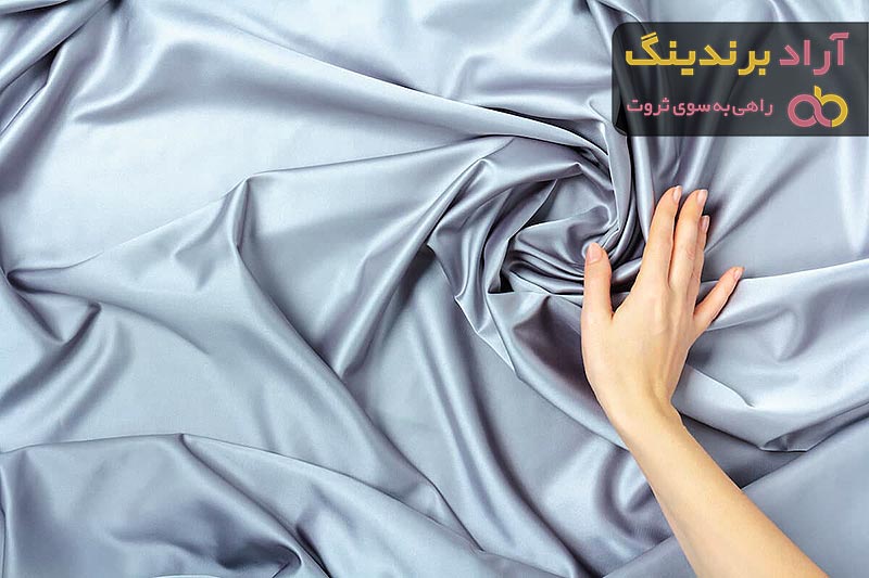 قیمت و خرید پارچه ساتن ابریشم طرح دار + فروش ارزان