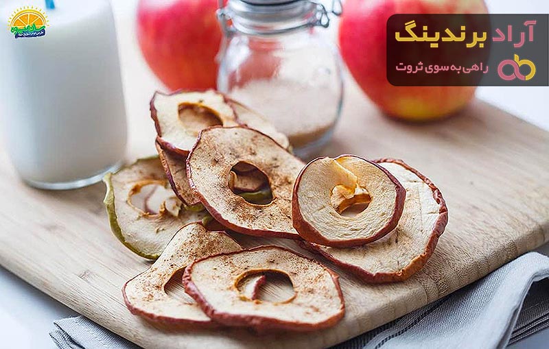 خرید بهترین انواع سیب خشک با قیمت ارزان