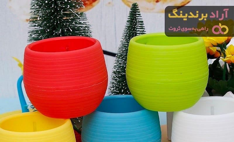 خرید و قیمت گلدان پلاستیکی مستطیلی سفید