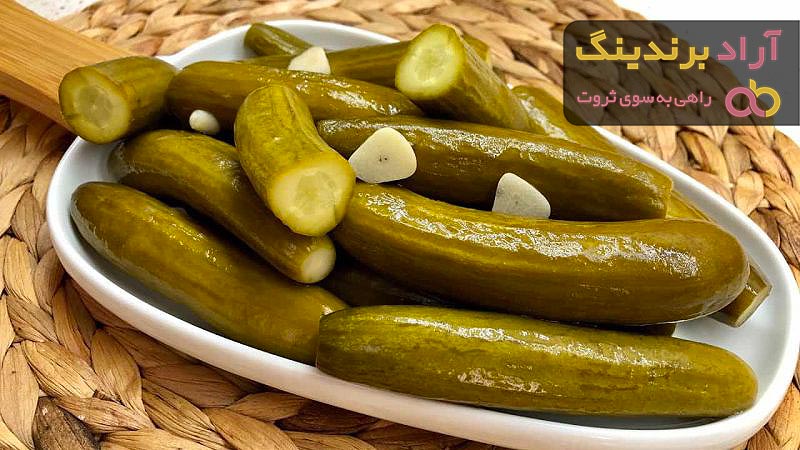 خیار شور سرکه ای خانگی | خرید با قیمت ارزان