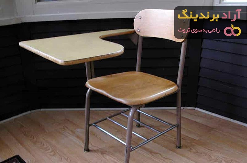 صندلی دسته دار دانشجویی دسته دوم | خرید با قیمت ارزان