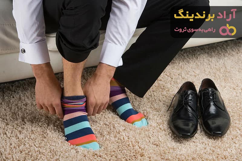 خرید جوراب ساق بلند فانتزی مردانه با قیمت استثنایی