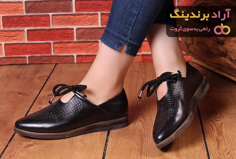 خرید کفش چرم زنانه شیفر + بهترین قیمت