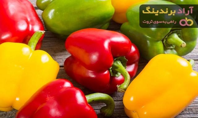 خرید فلفل دلمه ای رنگی صادراتی + بهترین قیمت