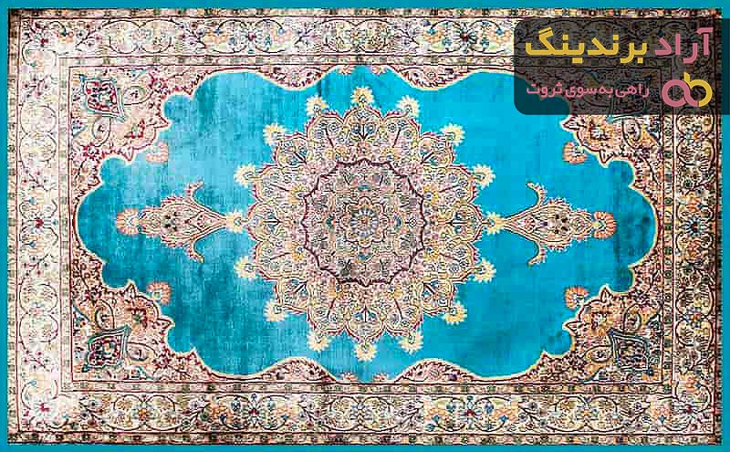 خرید فرش ماشینی با نخ ابریشم + بهترین قیمت