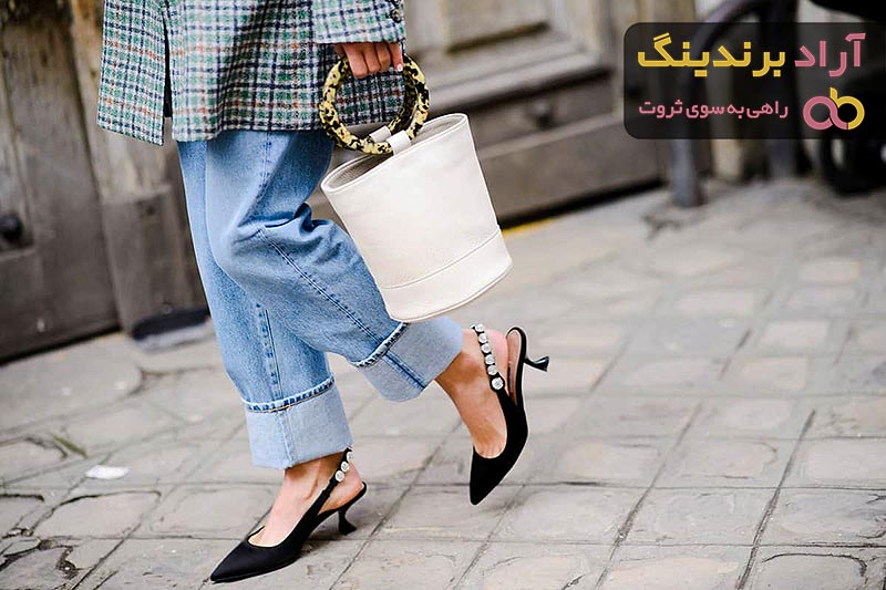 خرید صندل زنانه مجلسی لژدار با قیمت استثنایی