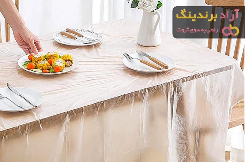 خرید سفره یکبار مصرف شیشه ای ساده + بهترین قیمت