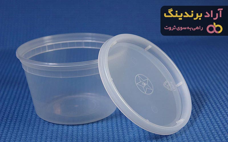 قیمت ظرف پلاستیکی درب دار بزرگ