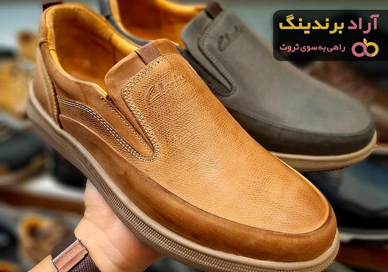 کفش چرم گاوی طبیعی | خرید با قیمت ارزان