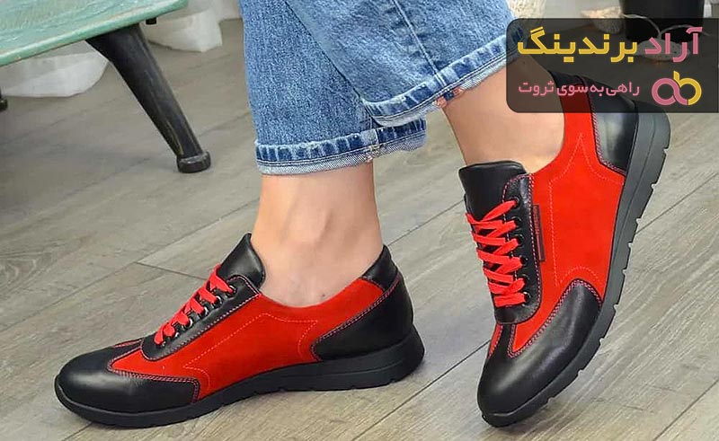 خرید کفش اسپرت چرم دخترانه با قیمت استثنایی