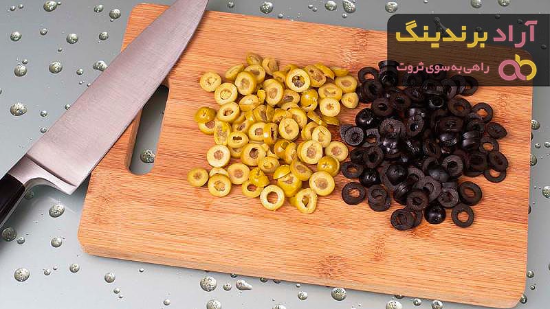 قیمت زیتون اسلایس + خرید فروش