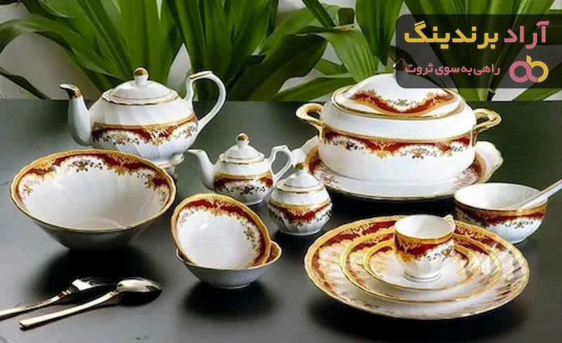 قیمت ظروف چینی پایه دار + خرید