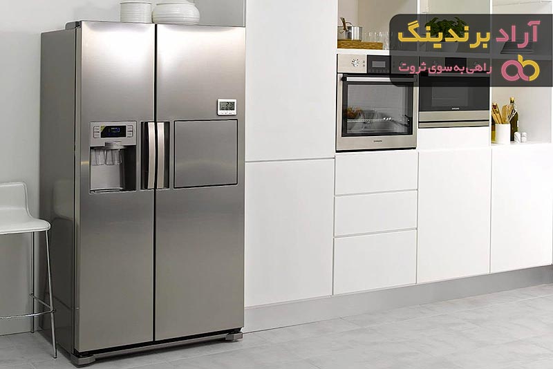 قیمت یخچال الکترو استیل دوقلو + خرید