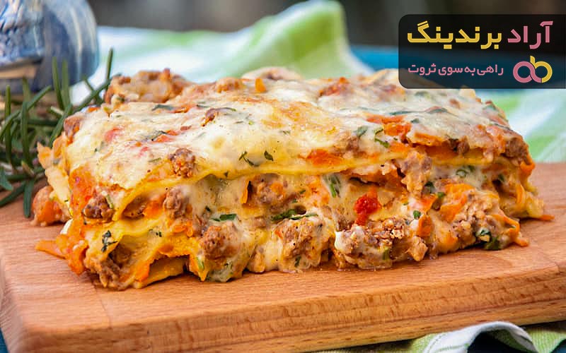 قیمت لازانیا نیمه آماده تک + خرید