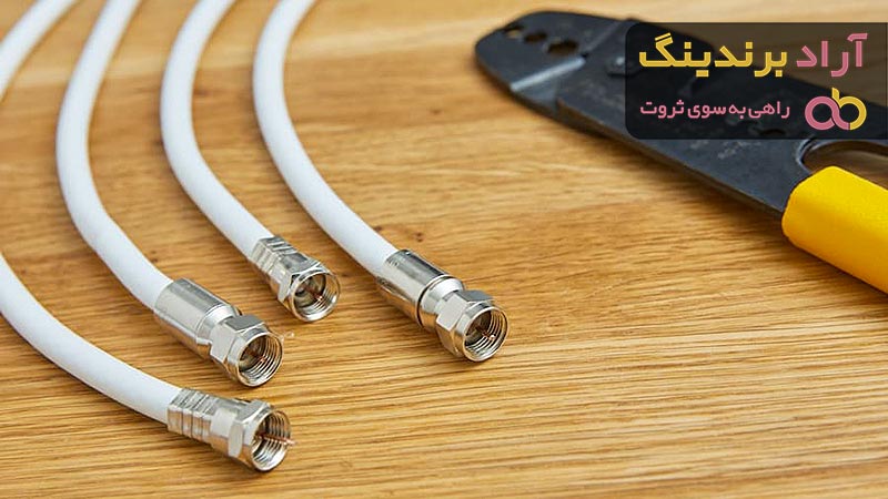 چطور سیم و کابل کواکسیال قطع شده را وصل کنیم