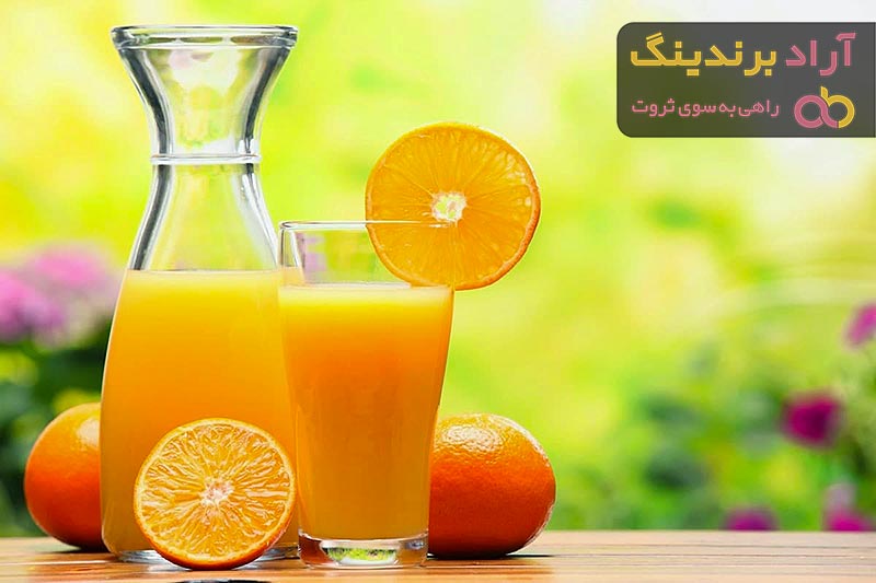 قیمت آب پرتقال تک نفره