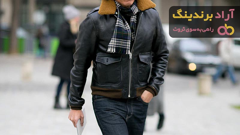 قیمت کاپشن چرم خزدار مردانه