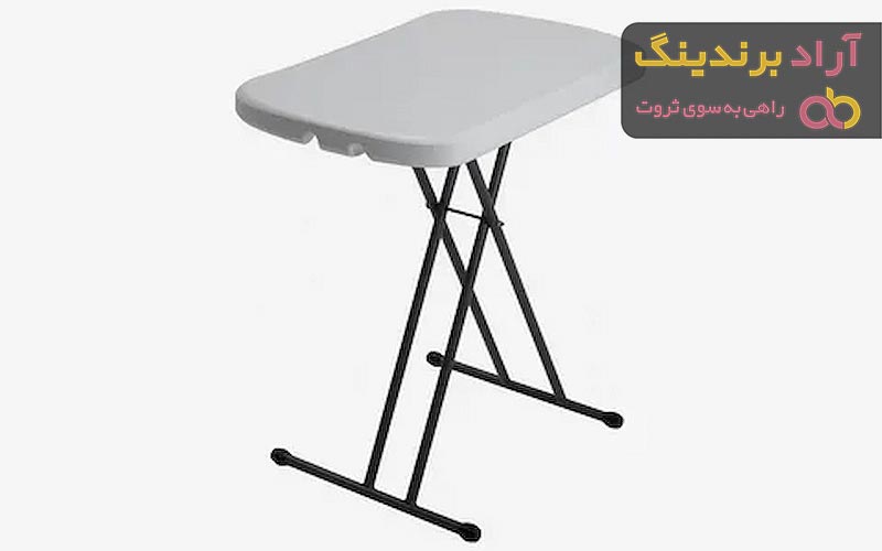 قیمت میز پلاستیکی تاشو پایه فلزی