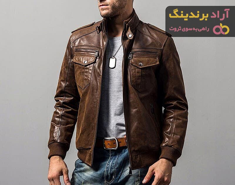 قیمت کت چرم مردانه طبیعی