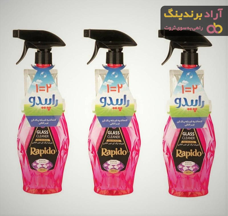 قیمت شیشه پاک کن راپیدو