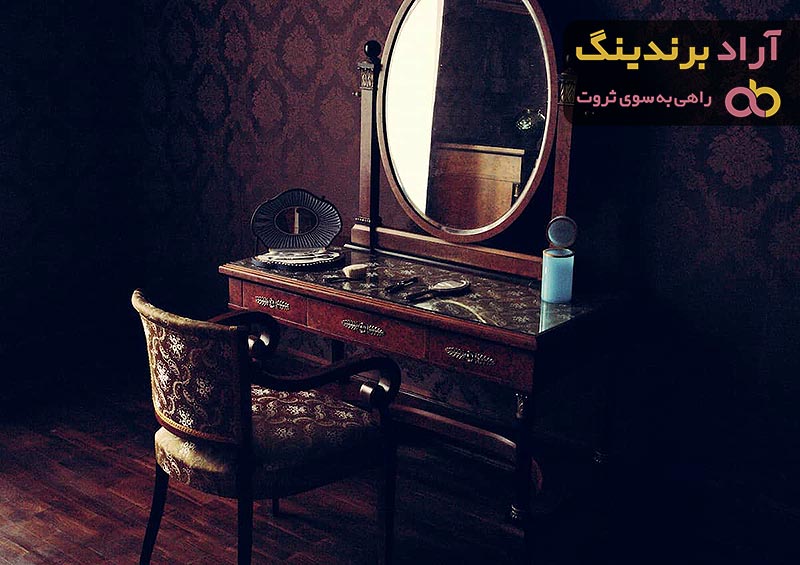 قیمت آینه گریم رومیزی