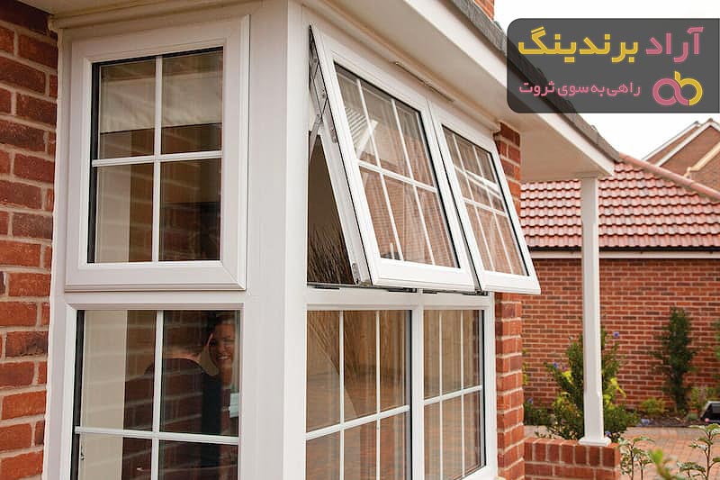 قیمت پنجره upvc دو حالته