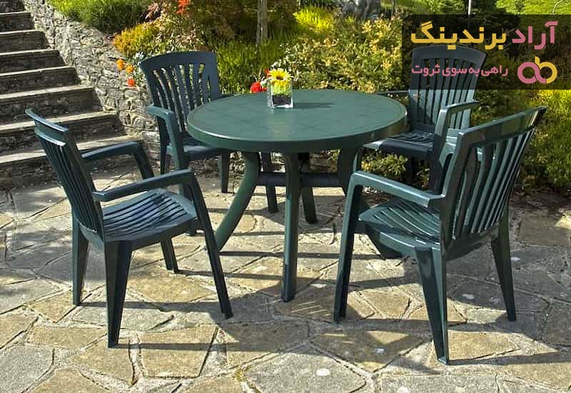 قیمت صندلی پلاستیکی دسته دو