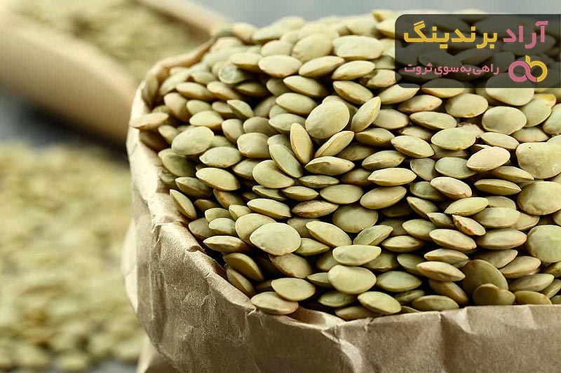 قیمت عدس بسته بندی