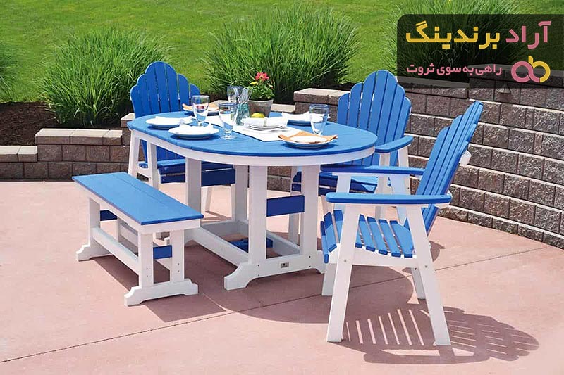 قیمت میز پلاستیکی 4 نفره