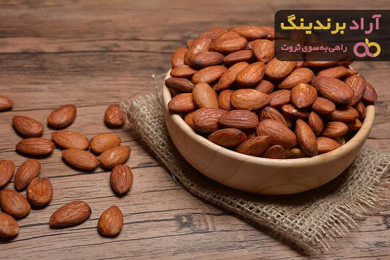 قیمت بادام نیمه سنگی