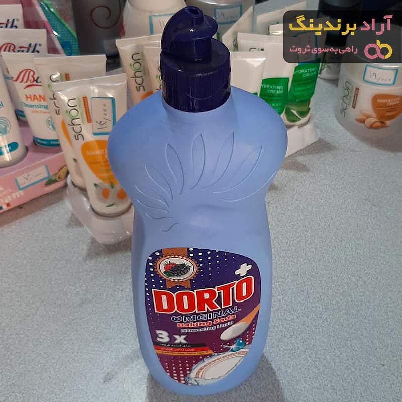 قیمت مایع ظرفشویی جوش شیرین دورتو