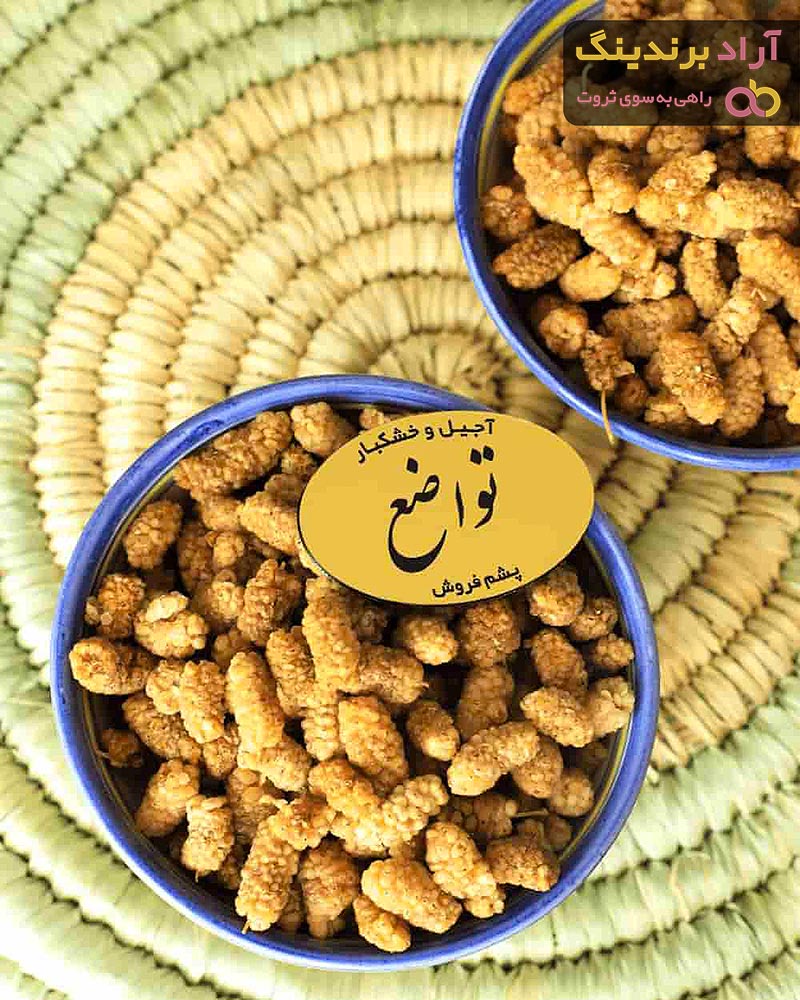 قیمت توت خشک تواضع