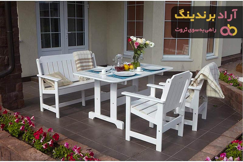قیمت میز و صندلی پلاستیکی ویلایی