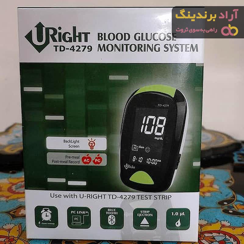 قیمت دستگاه تست قند خون uright