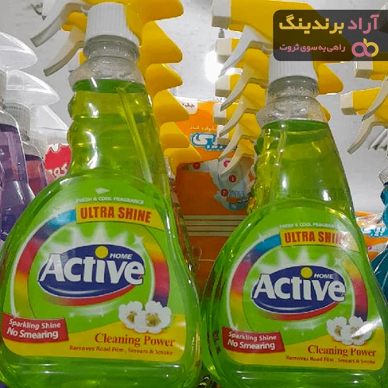 قیمت شیشه پاک کن اکتیو