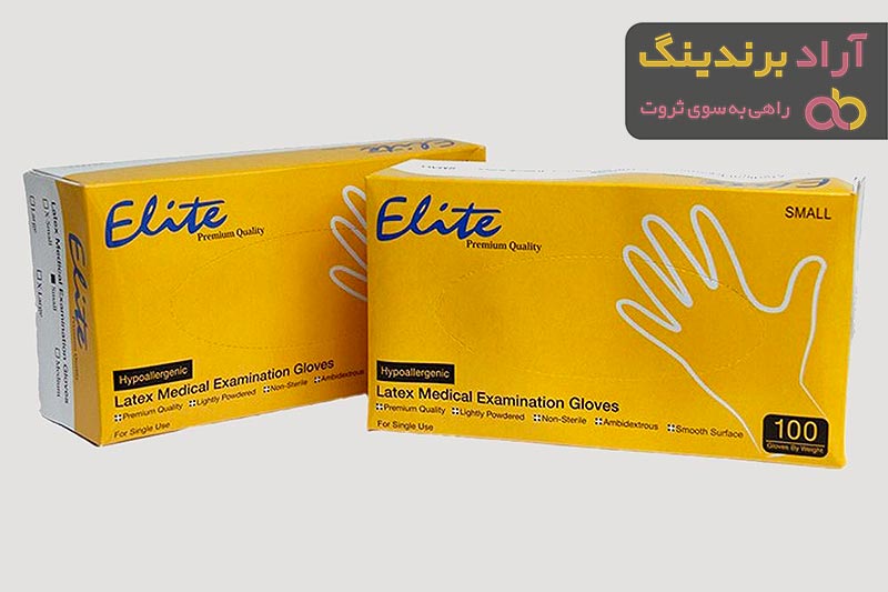 قیمت دستکش لاتکس الیت