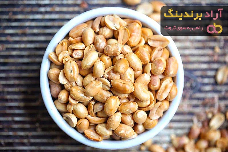قیمت بادام زمینی سرخ شده