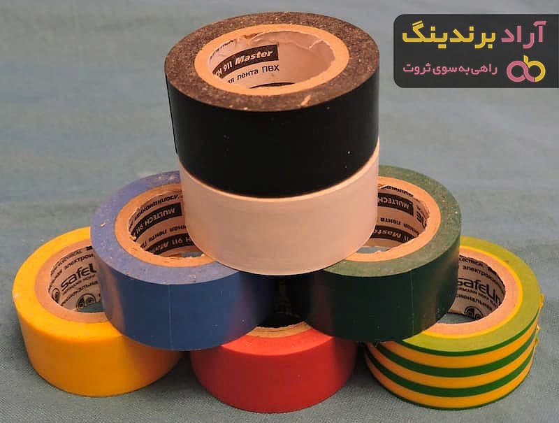 قیمت چسب نواری رنگی