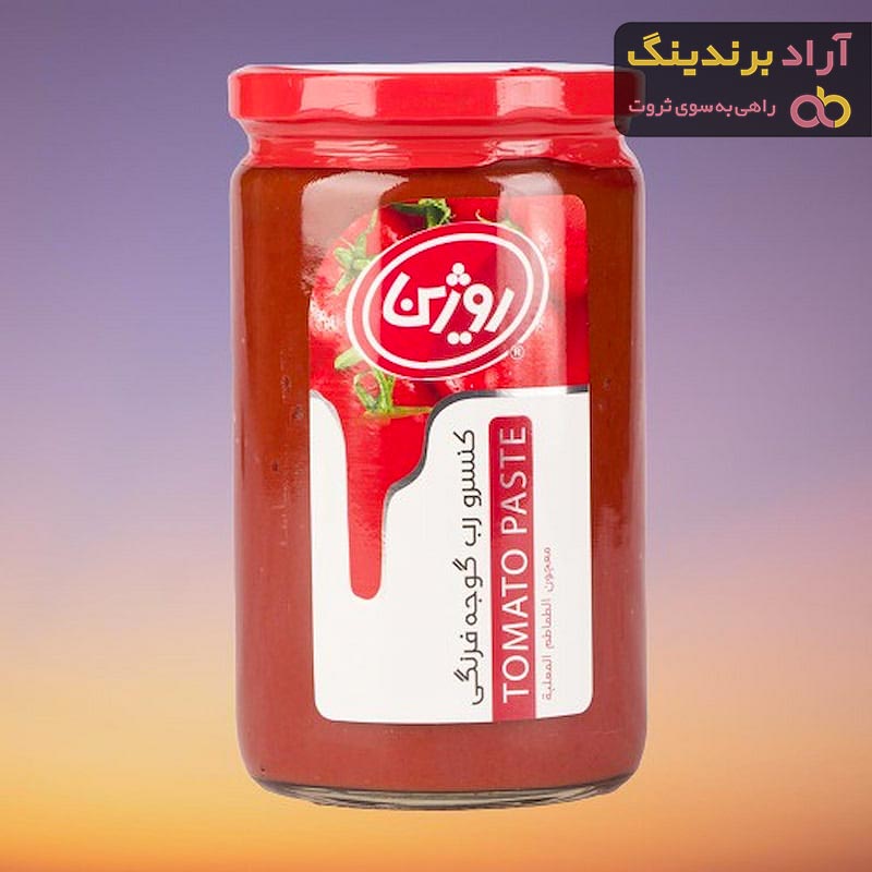 قیمت رب روژین شیشه ای