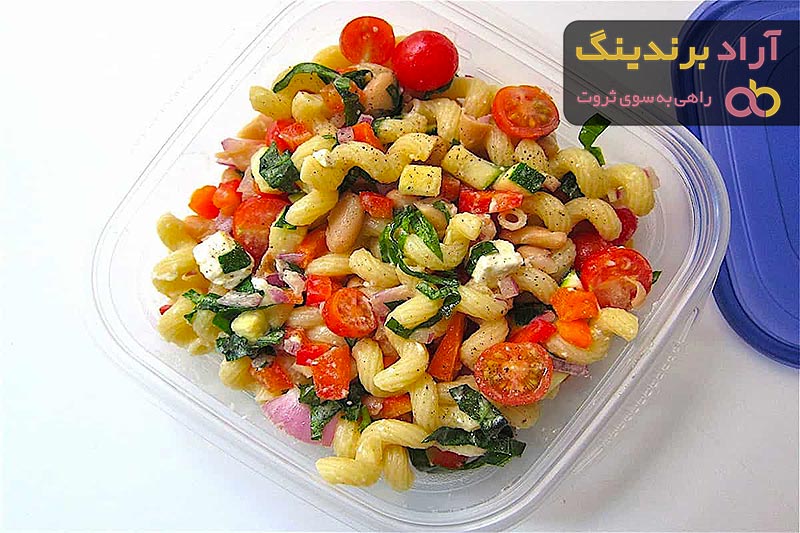 قیمت سالاد ماکارونی تک نفره
