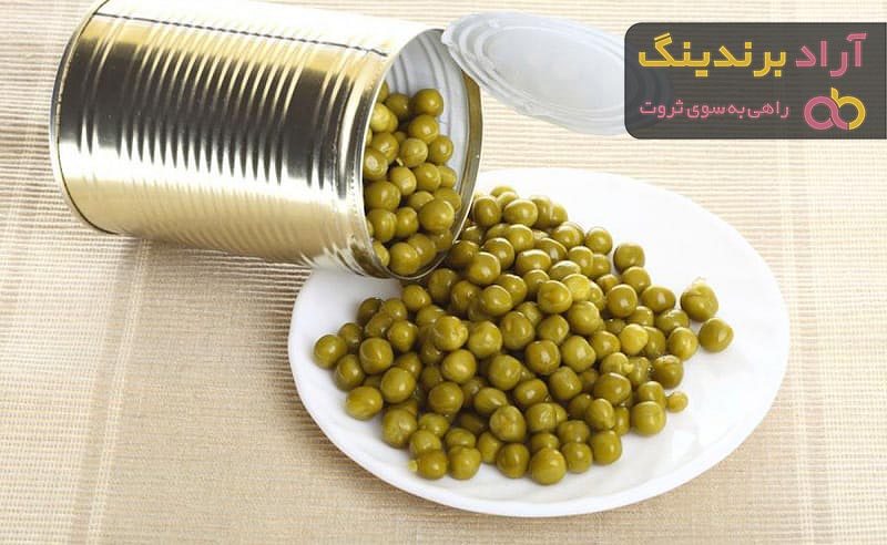 قیمت نخود فرنگی قوطی