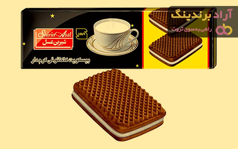قیمت بیسکویت شکلاتی شیرین عسل