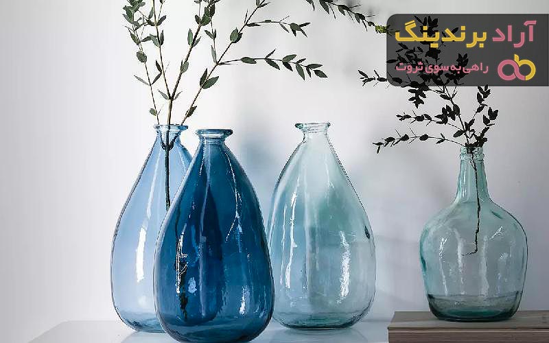 قیمت گلدان شیشه ای بزرگ