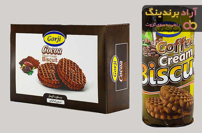 قیمت بیسکویت کرمدار کاکائویی گرجی